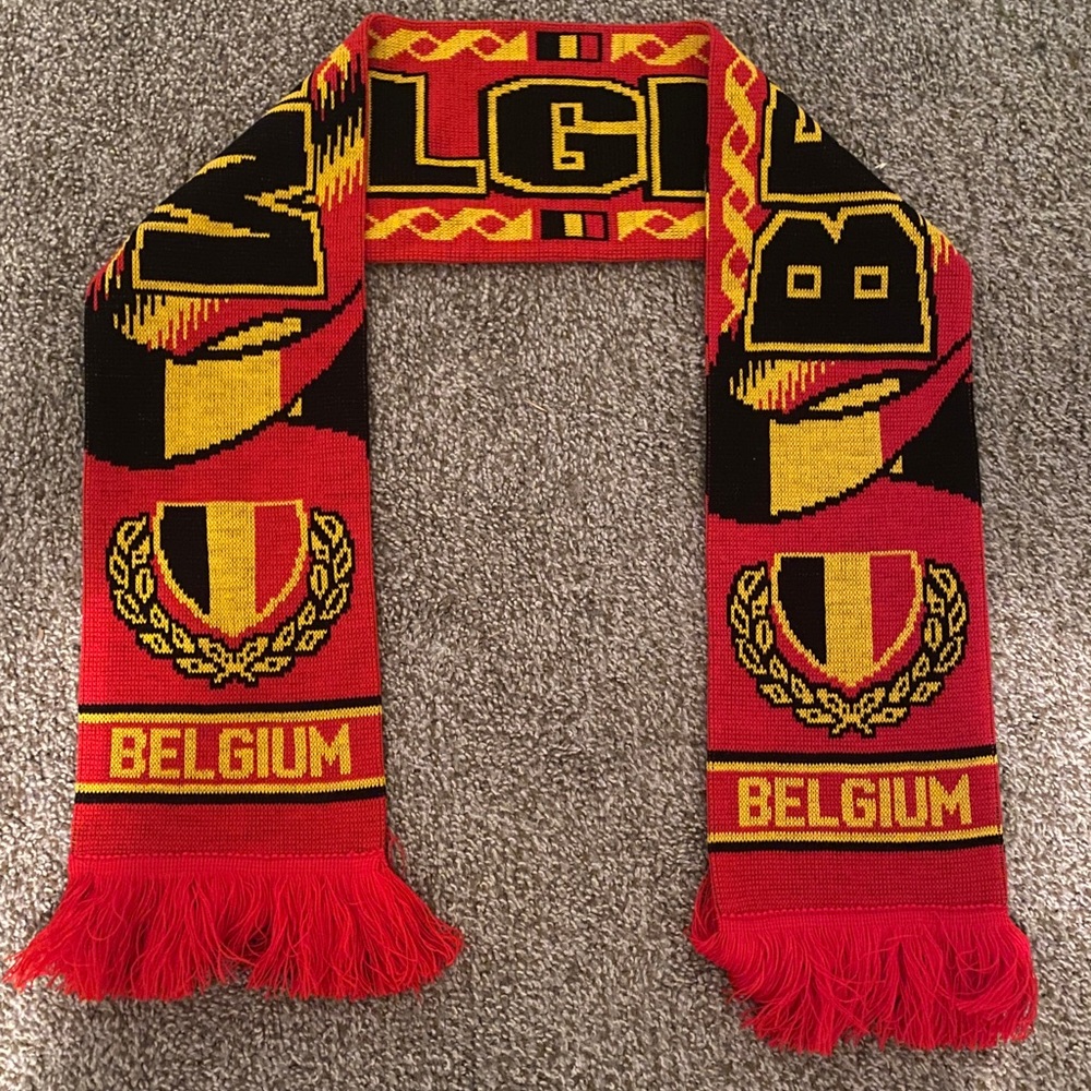 Belgium National Team Soccer Scarf